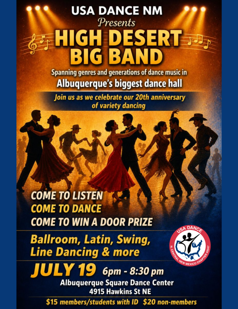 Celebrate our 20th Anniversary with the High Desert Big Band!