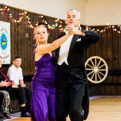 Beth Ciccone and Bill Zimmerman perform a waltz, 2014